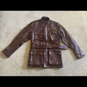 Custom made biker jacket.mens xs